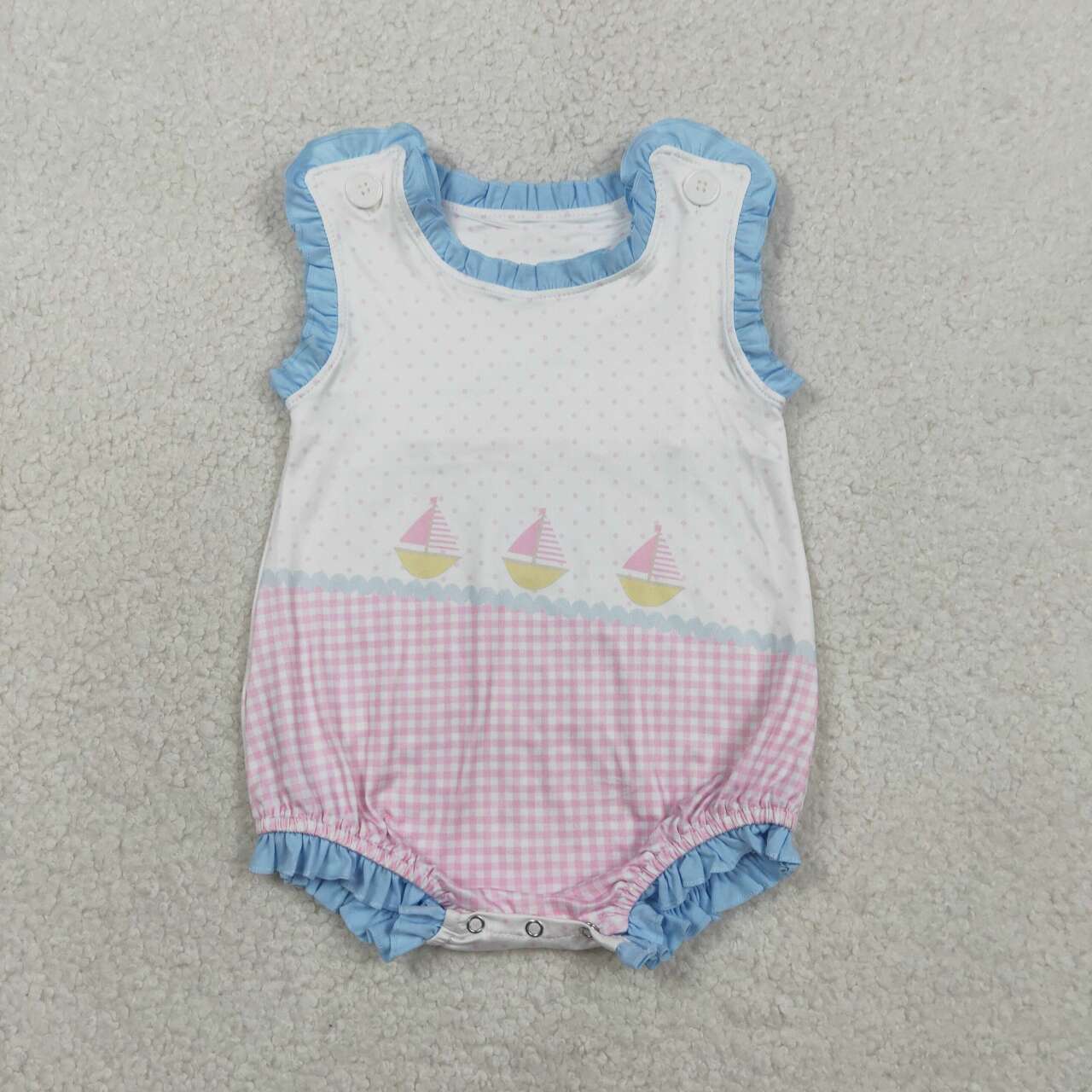 Sailboat design toddle baby romper