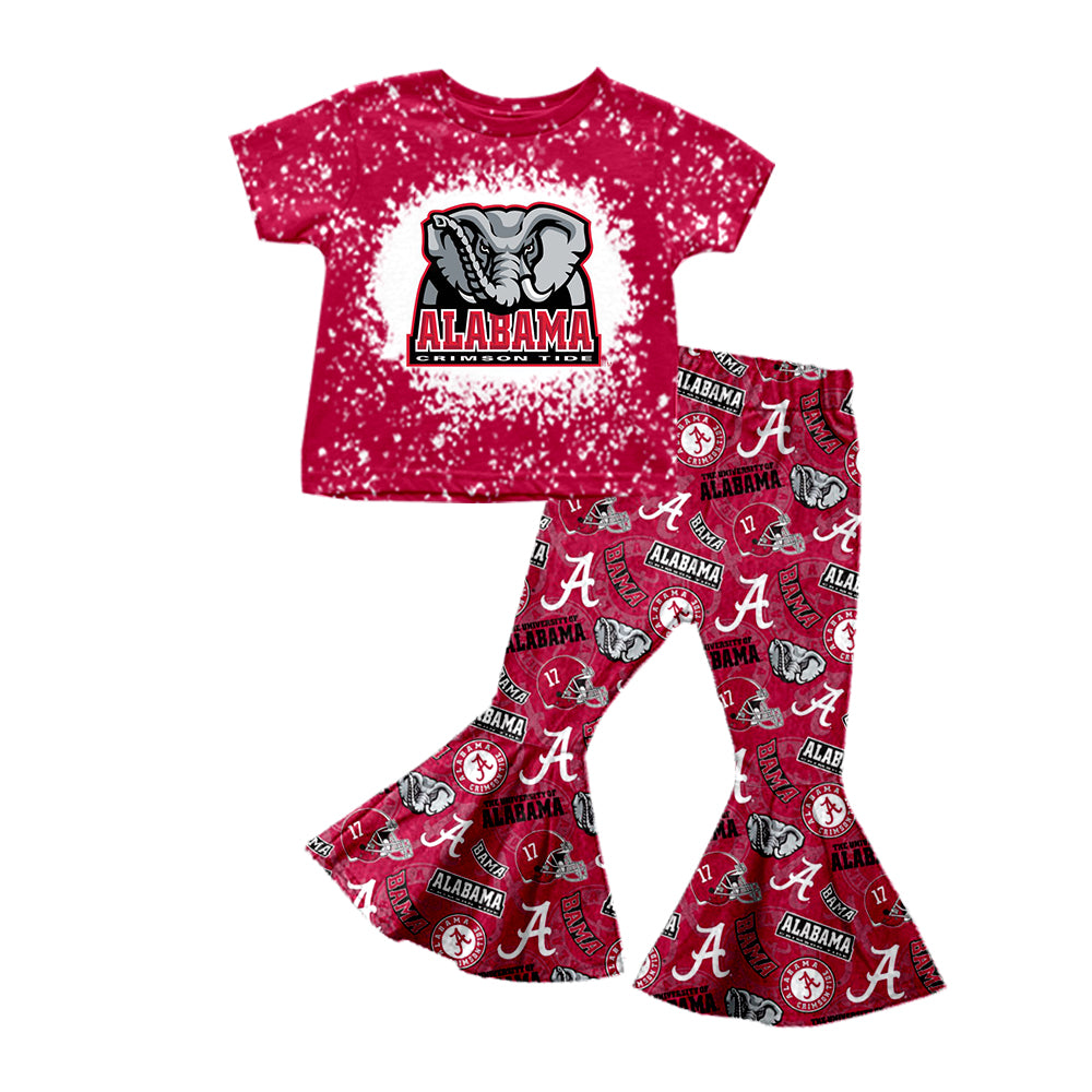 baby girls custom teams clothing set