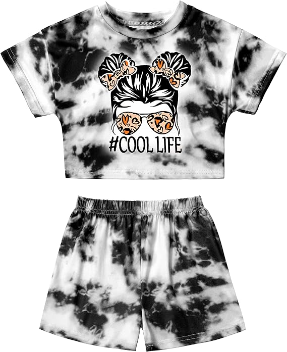 infant baby girls cool life summer skirt outfit