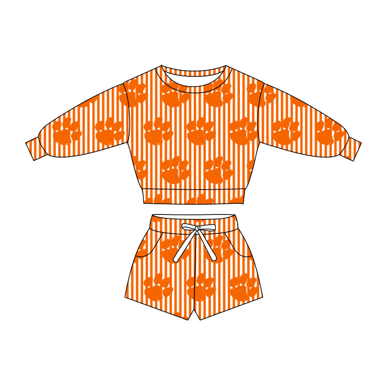 baby girls team design long sleeve spring fall clothing set