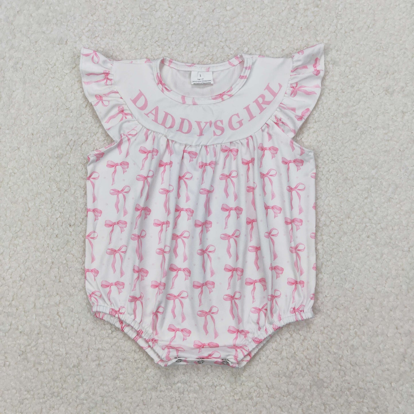Daddys girl pink bow boutique matching clothes