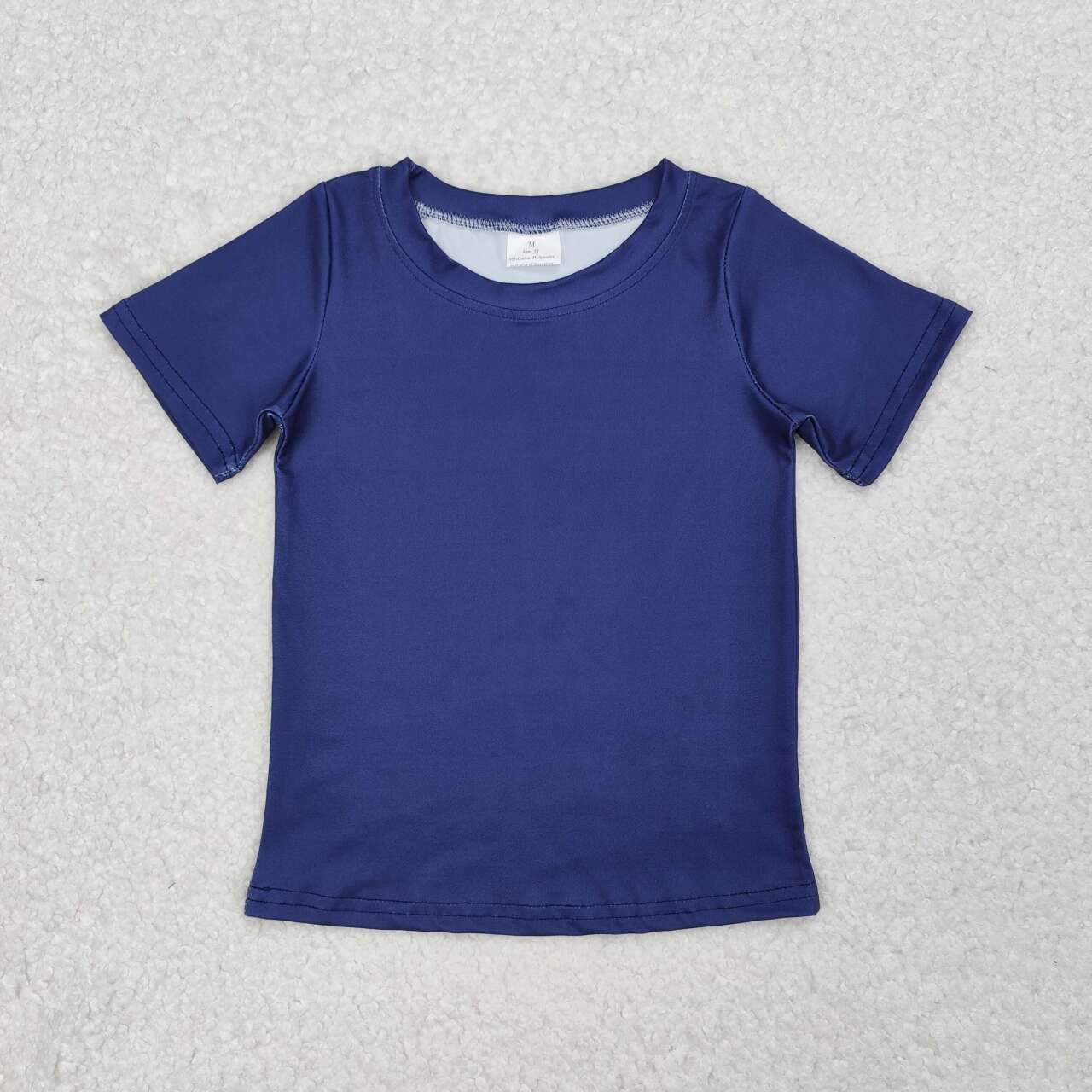 Cute duck baby boy navy short sleeve t-shirt top