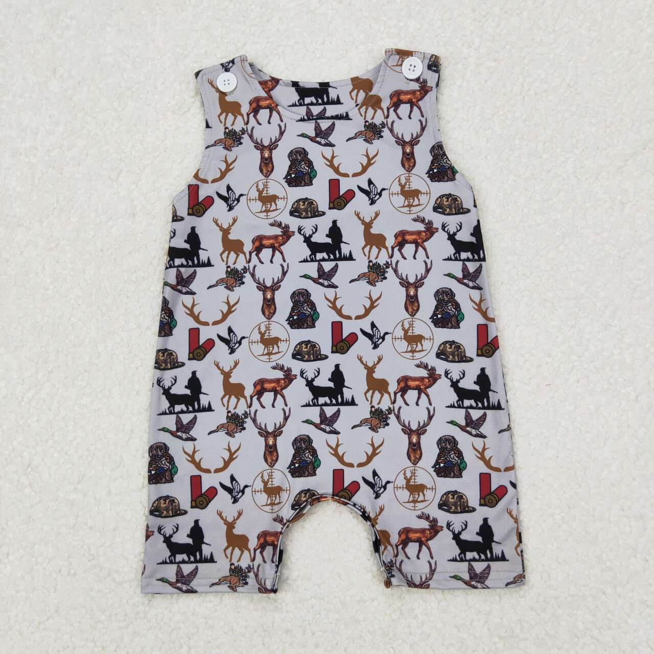 Toddle baby boy dog turkey hunting romper