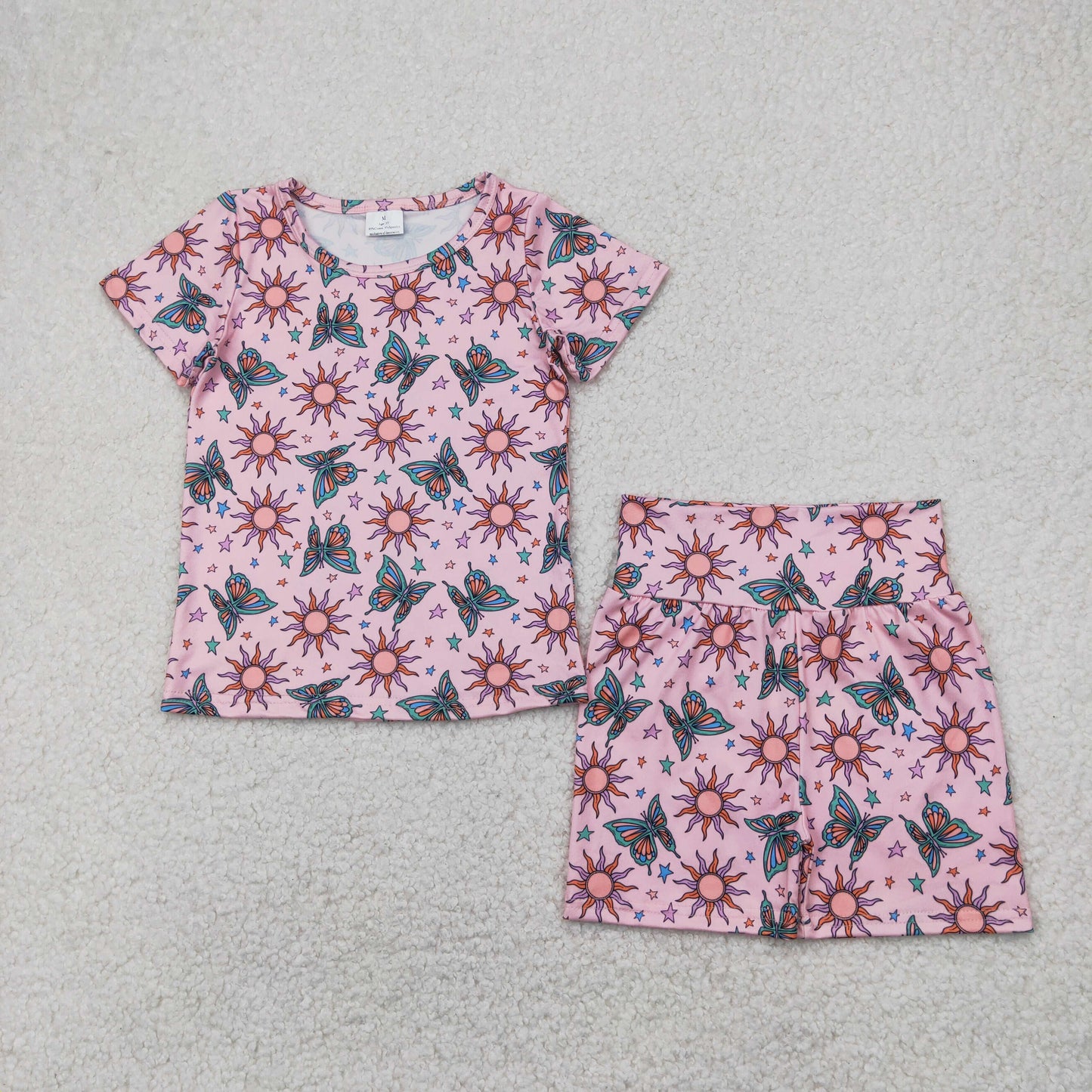 Baby girls sunshine butterfly summer outfit