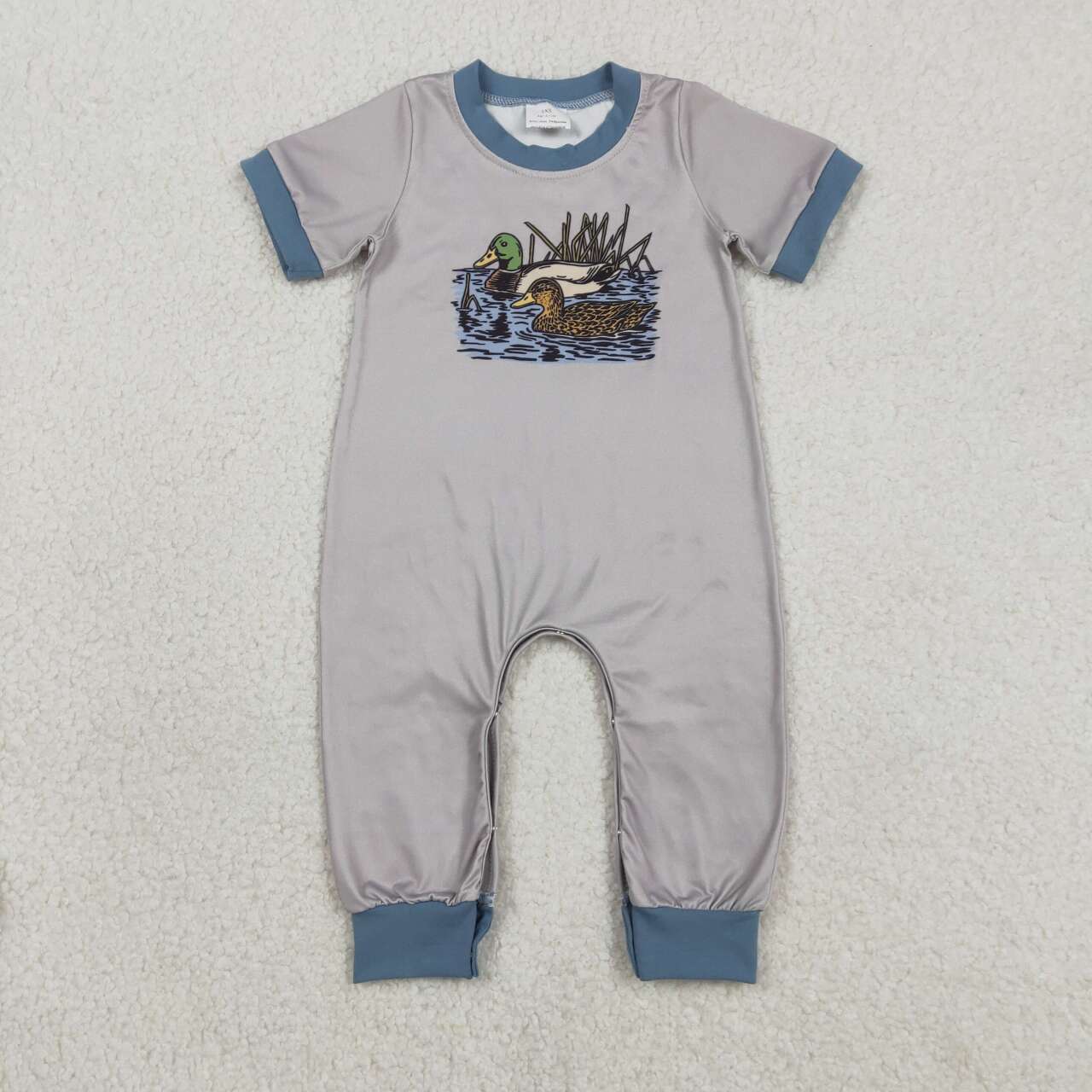 Mallard duck design toddle baby summer romper