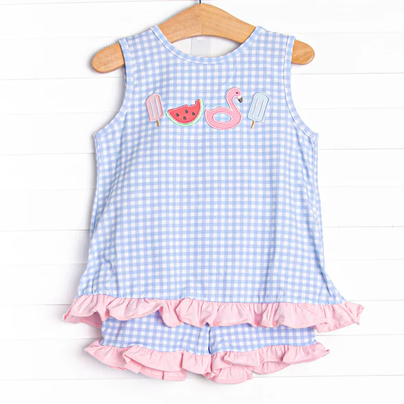 baby girls wholesale summer short set