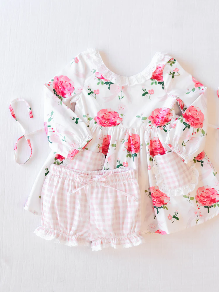 baby girls floral boutique outfit