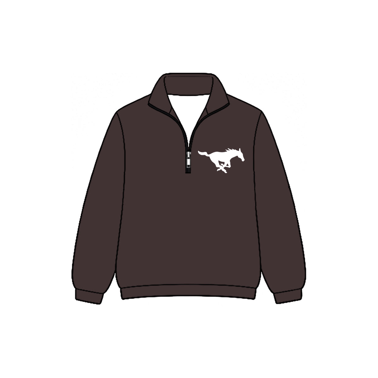 Kids team style long sleeve pullover top