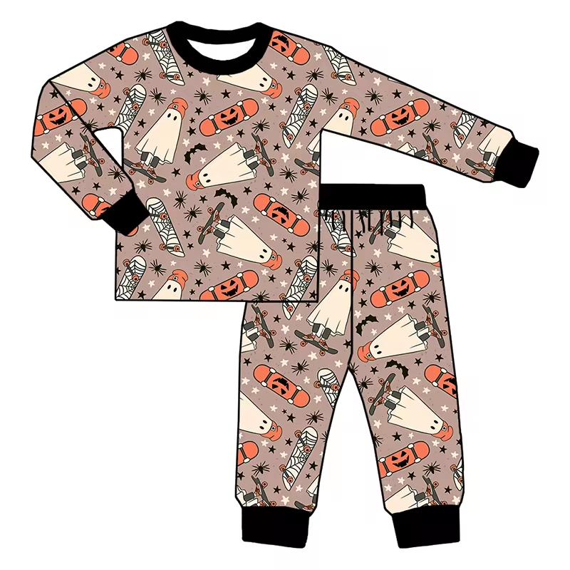 kids long sleeve halloween ghost clothes