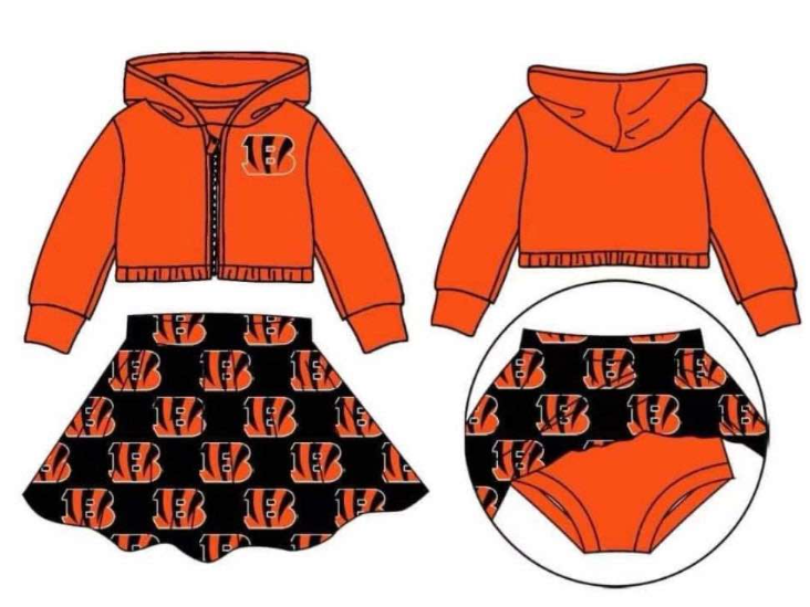 baby girl college team outfit