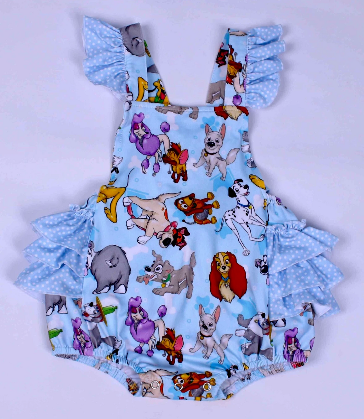 baby girl cartoon romper
