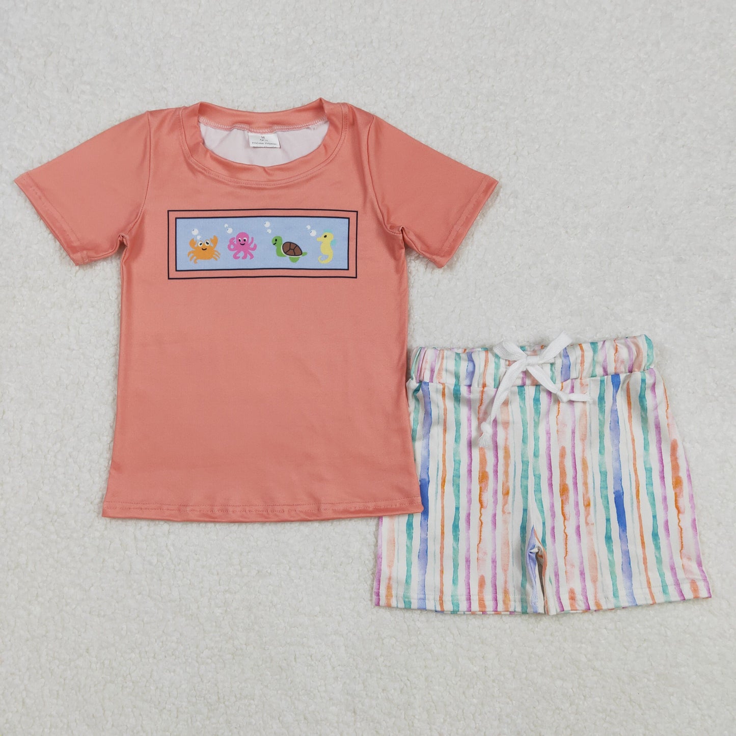 Baby girl sea animal summer beach outfit