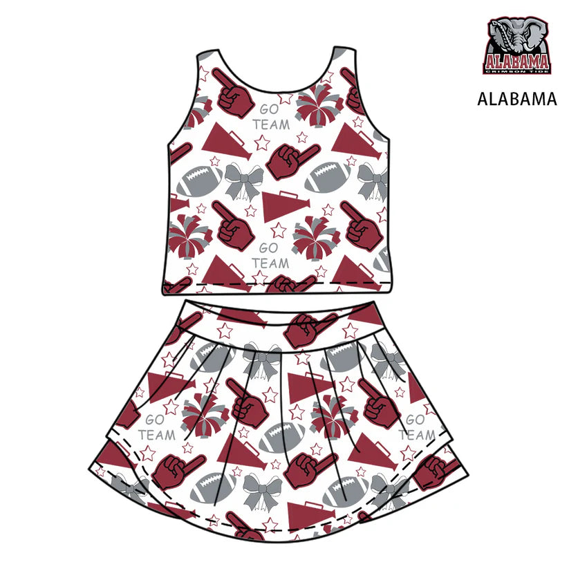 toddle girls custom team skirt dress swim fabrics
