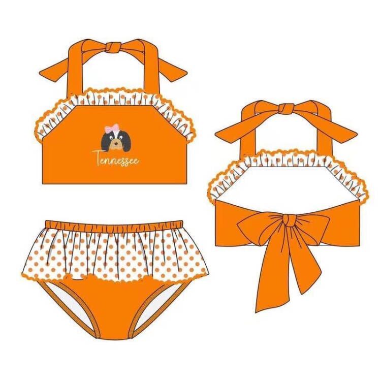 baby girls summer two pieces bathing suit