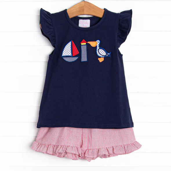 baby girl sailboat summer clothes