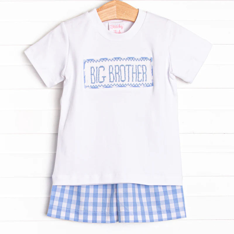 infant baby boy wholesale big brother outfit
