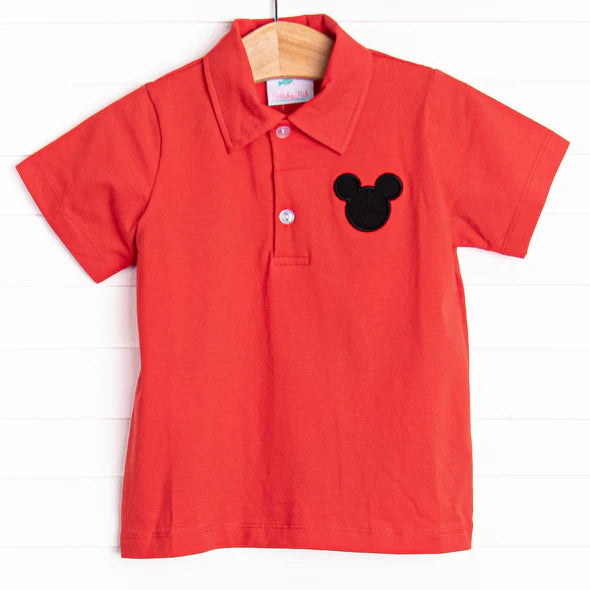 baby boy short sleeve cartoon polo shirt