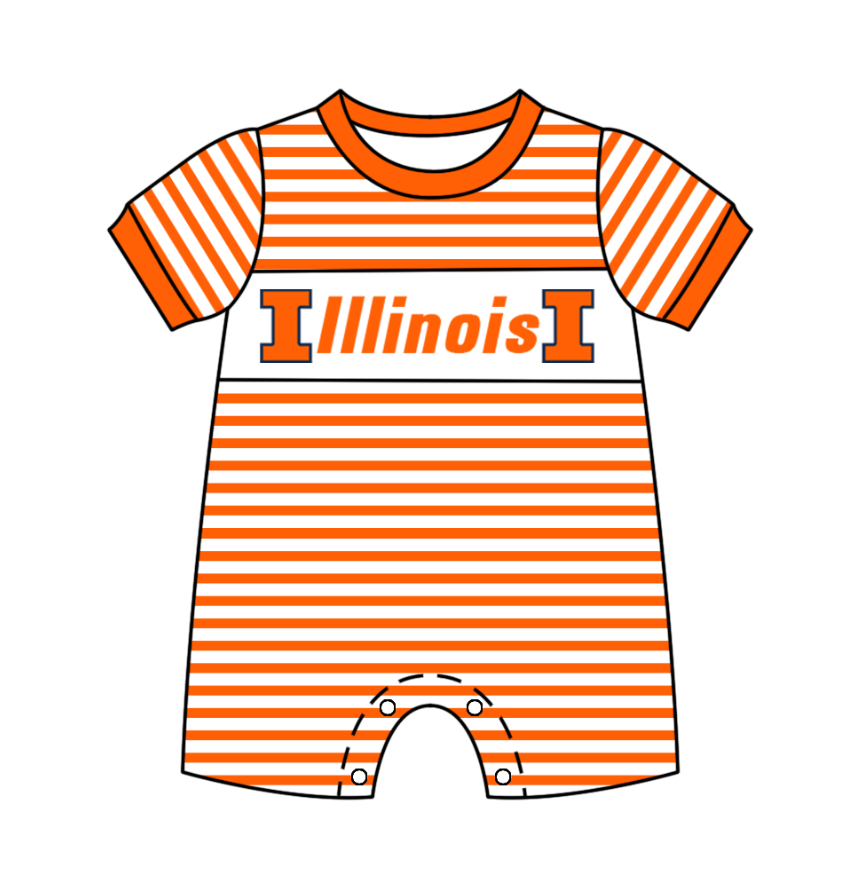 Team design toddle baby boy summer romper