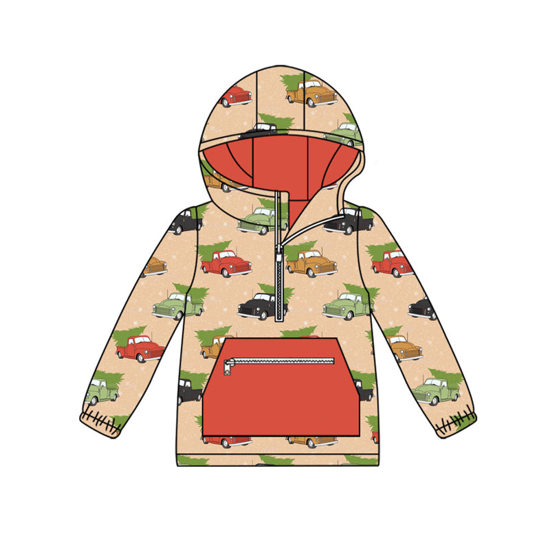 Christmas kids girls baby long sleeve hoodie top
