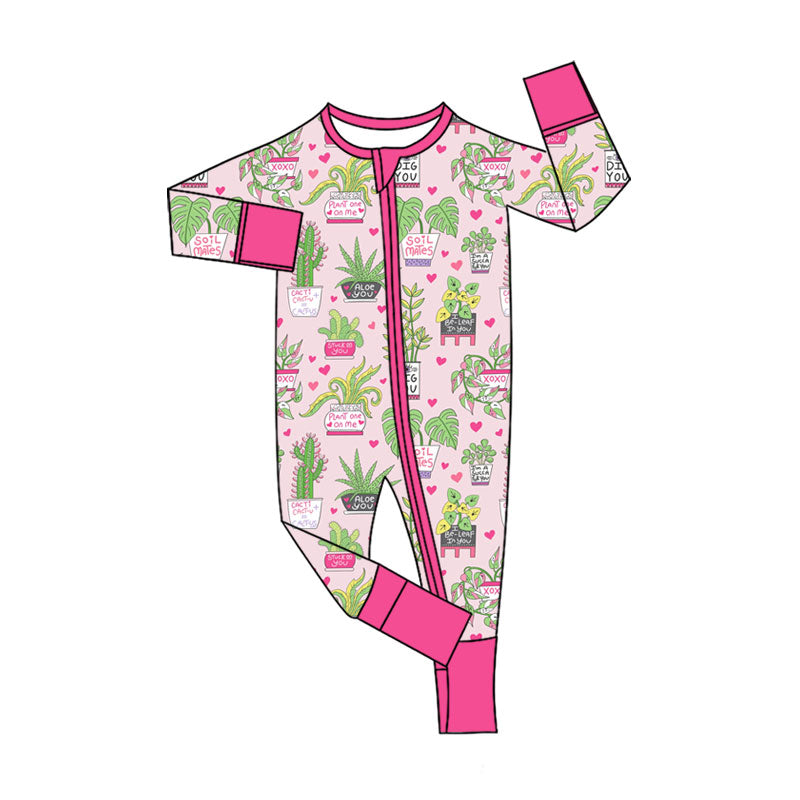 Western howdy design kids long sleeve zip romper