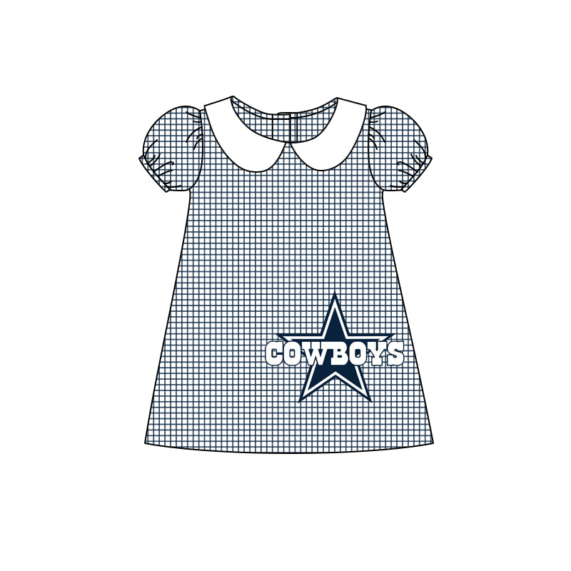 toddle baby girls team cowboy design dress
