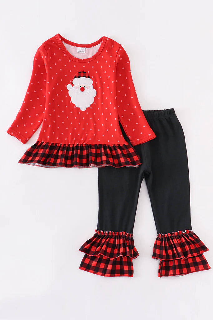 baby girls long sleeve Christmas outfit moq 3