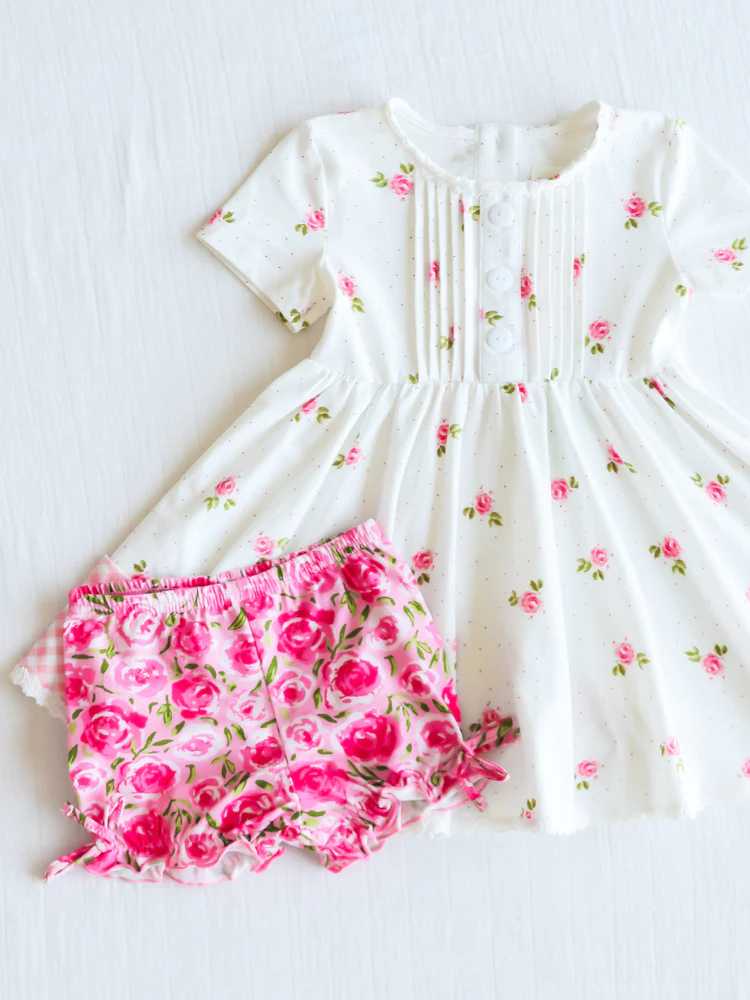 baby girls floral boutique outfit preorder
