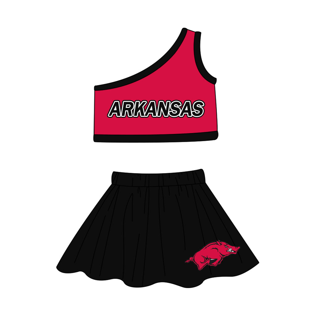Baby girls custom team cheer outfit add shorts