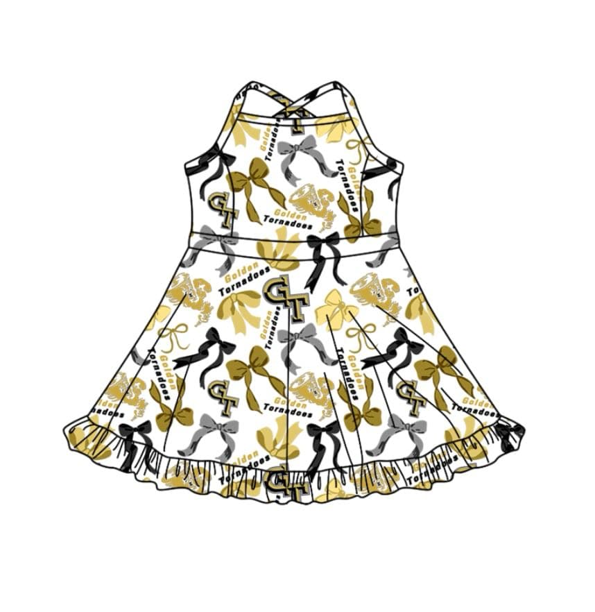 toddle girls short sleeve team dress