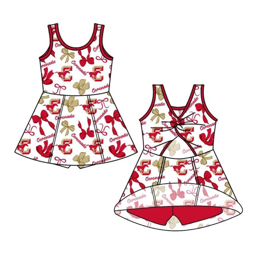 toddle girls short sleeve team dress