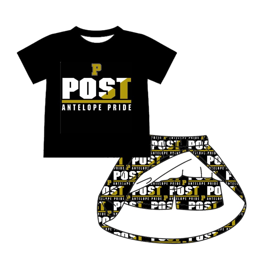 toddle girls cheer team skirt set