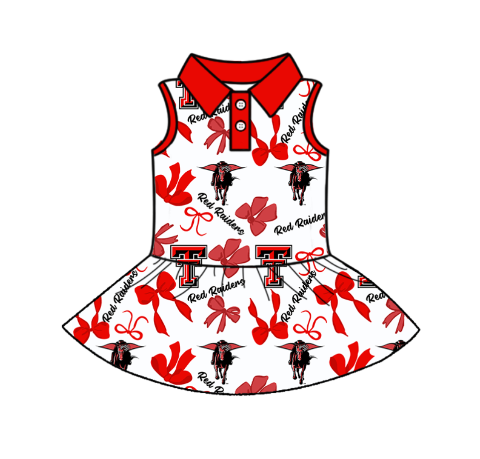 toddle girls short sleeve team dress
