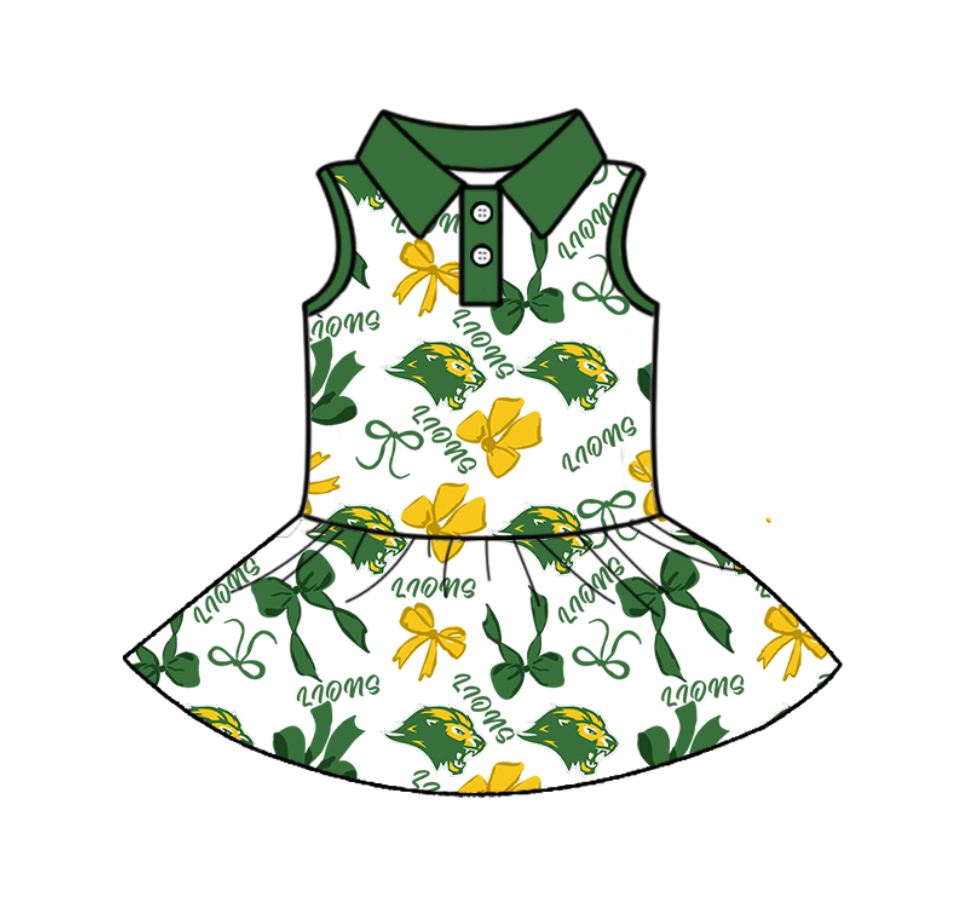 toddle girls short sleeve team dress