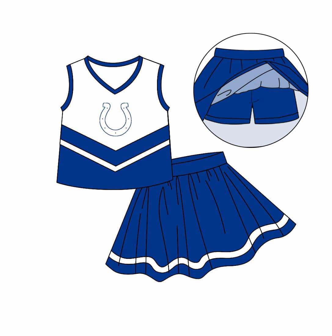 Baby girls custom team cheer outfit