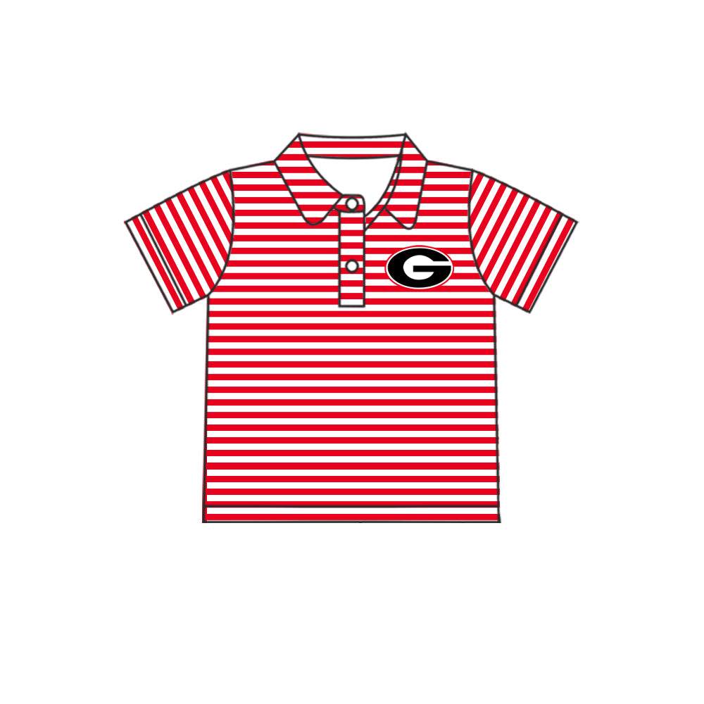 baby boy short sleeve colleague team shirt