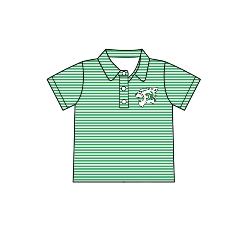 Kids baby short sleeve custom team pullover top
