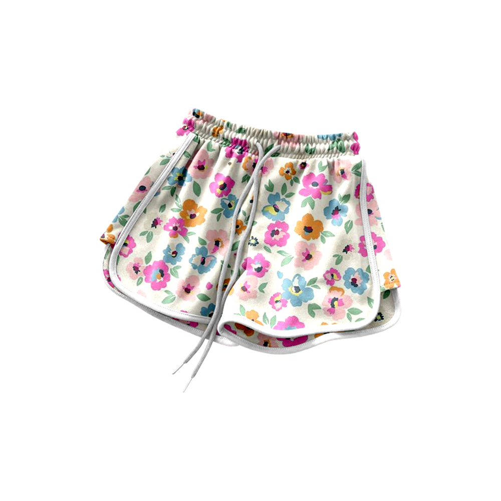 Pink floral baby summer shorts preorder