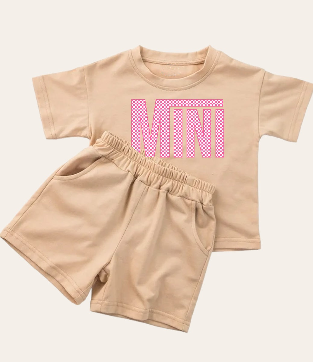 baby girl mini letter summer fashion clothes
