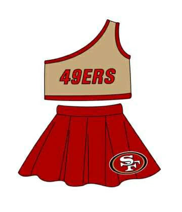 baby girls team cheer skirt outfit add liner shorts