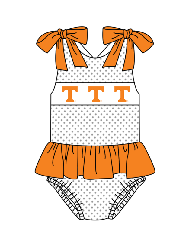 Girls one piece custom team design swimwear