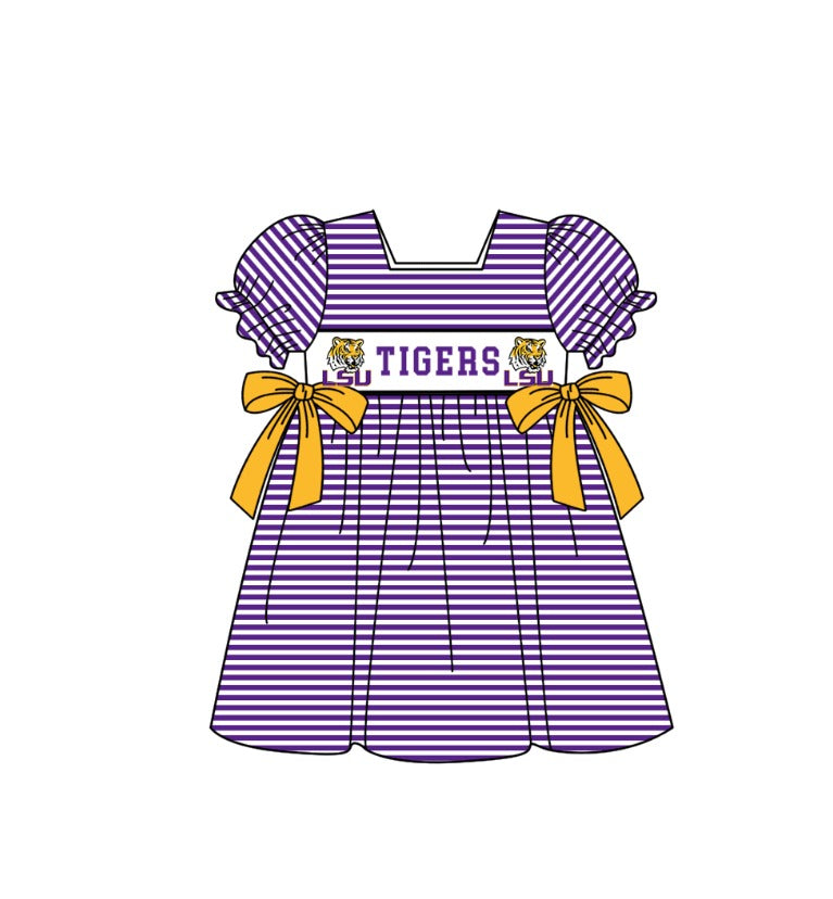 Custom collegiate team girls summer dress