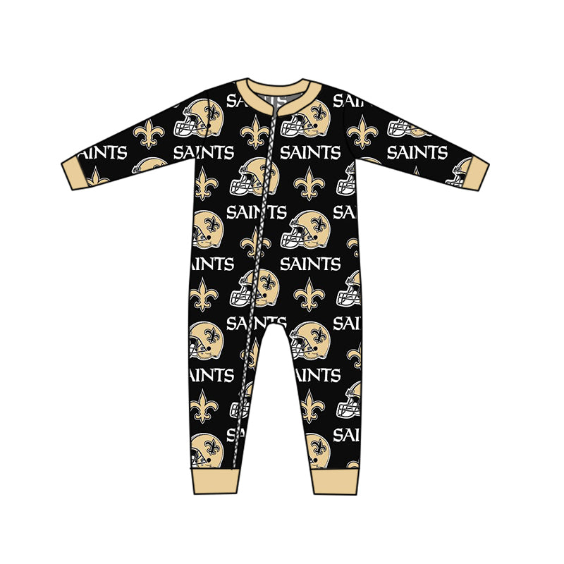 custom order toddle girls long sleeve zip romper, moq 3