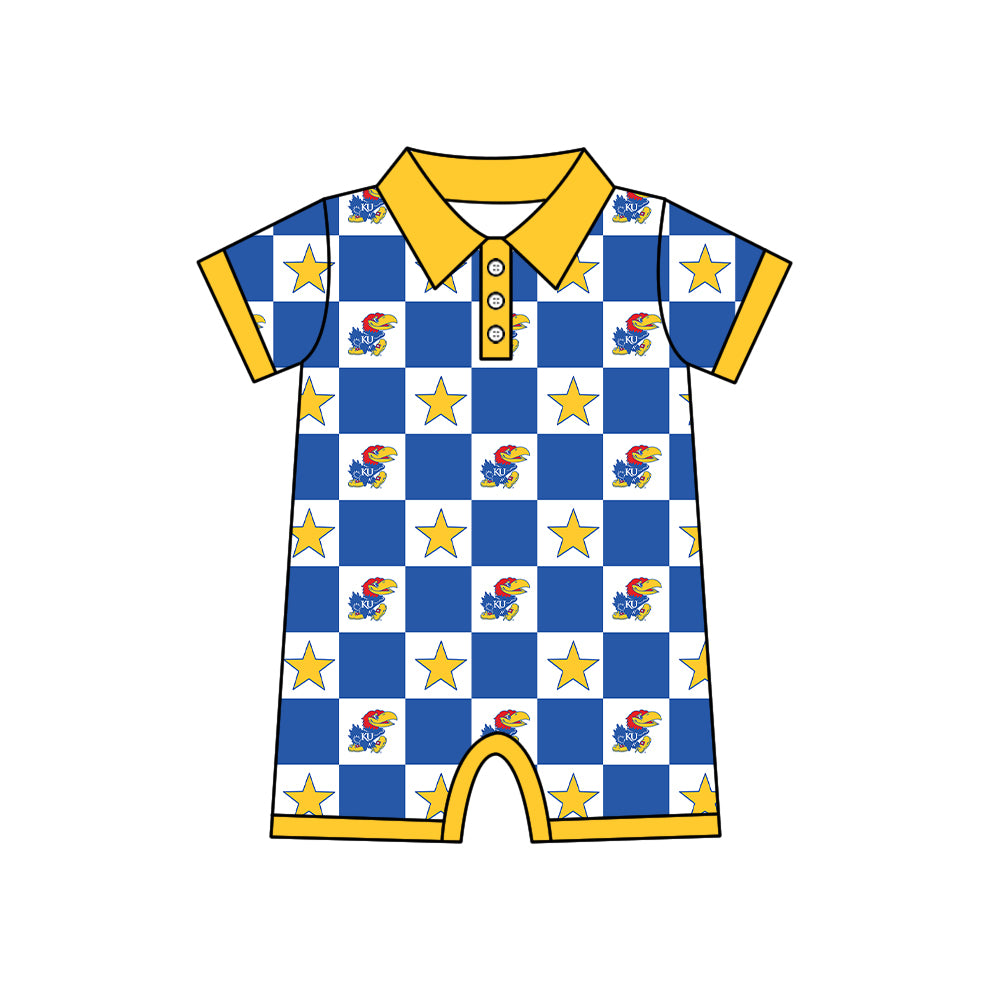 Team design toddle boy summer romper