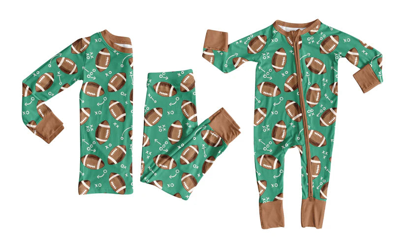 Toddle kids football design matching outfit