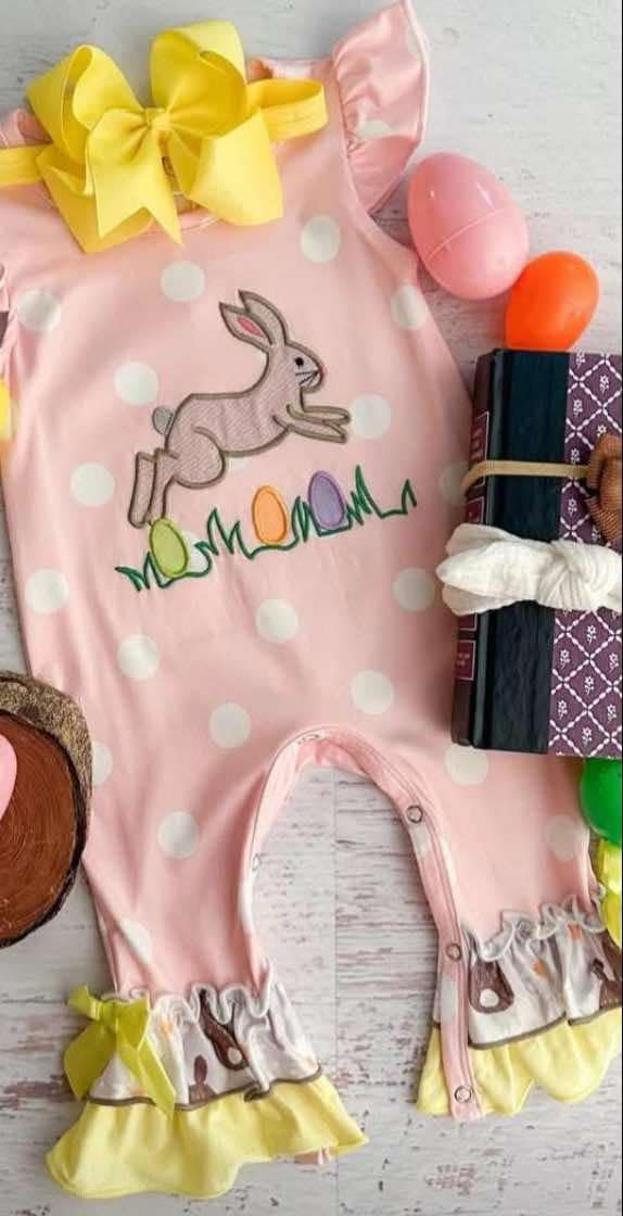 Toddle baby girls Easter romper