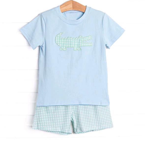 Toddle boy wholesale summer short set