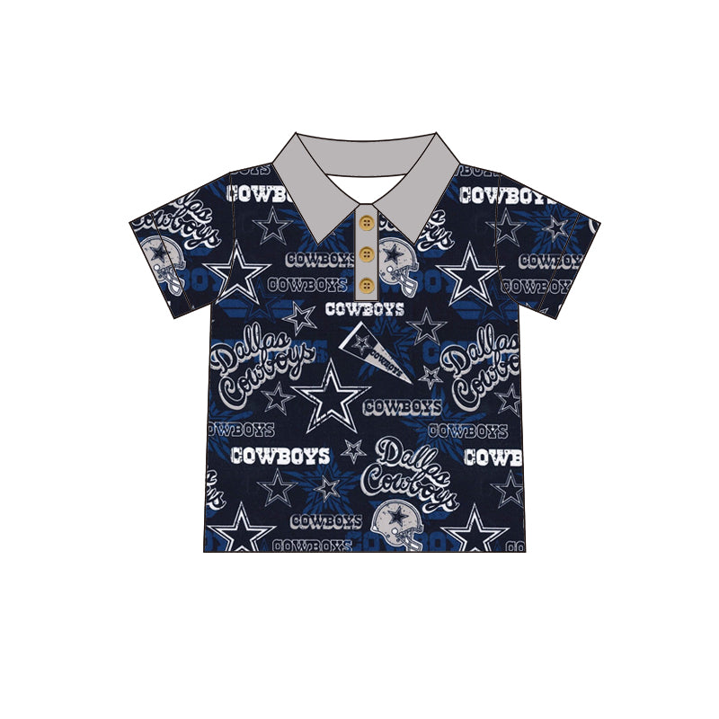 baby boy custom cowboy team shirt