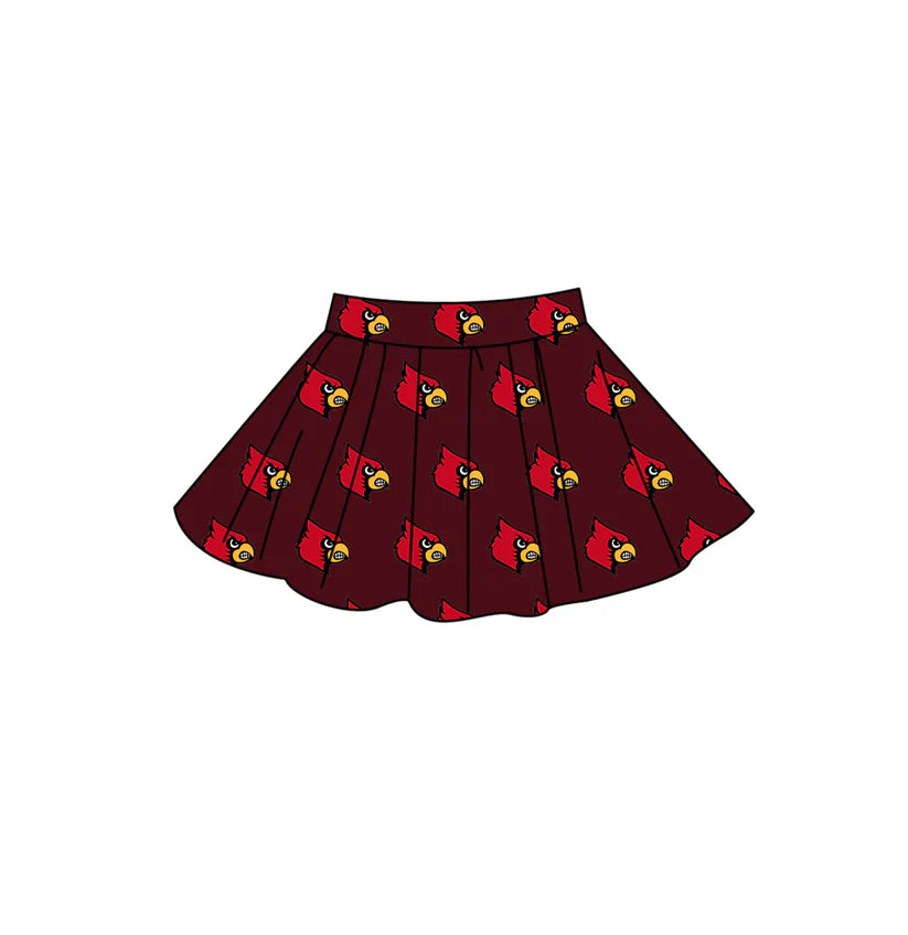 Adult women school style summer skirts add shorts inside