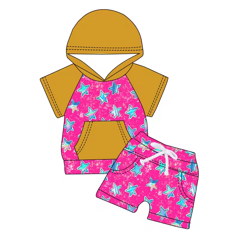 baby boy short sleeve hoodie outfit
