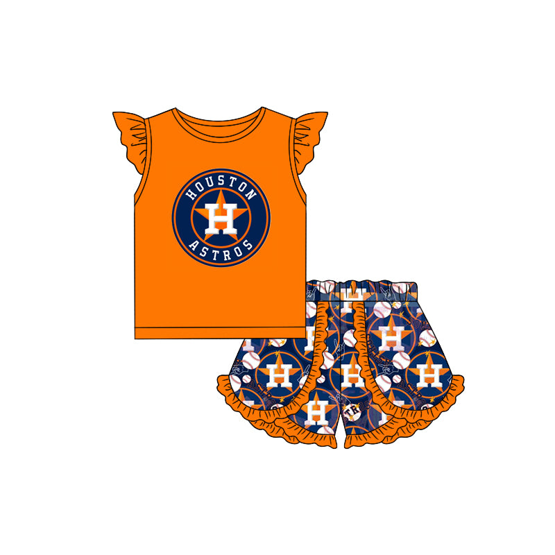 infant baby girls custom team outfit